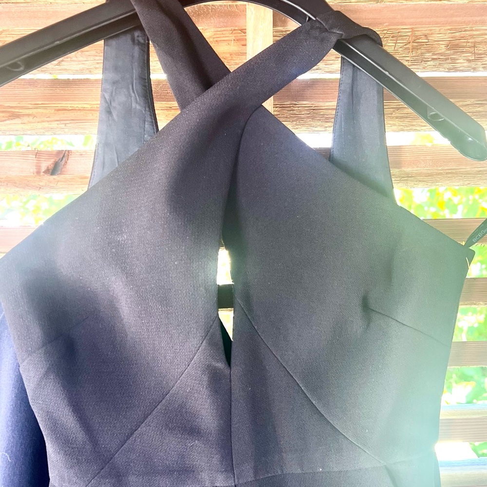 BCBG Generation CATSUIT Jumpsuit Open Back Cat Suit Pockets - Picture 3 of 12